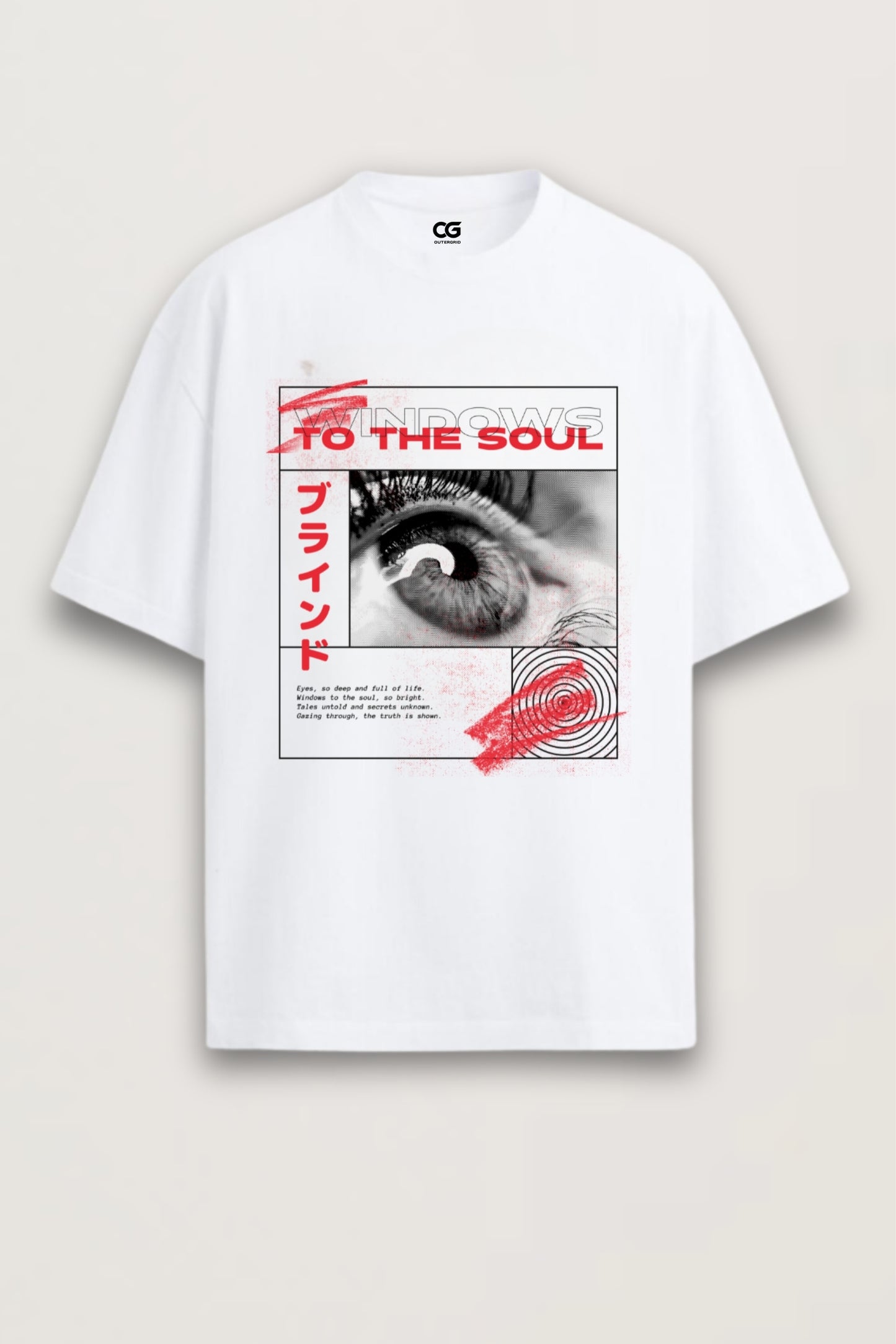 WINDOWS TO THE SOUL OVERSIZED T-SHIRT
