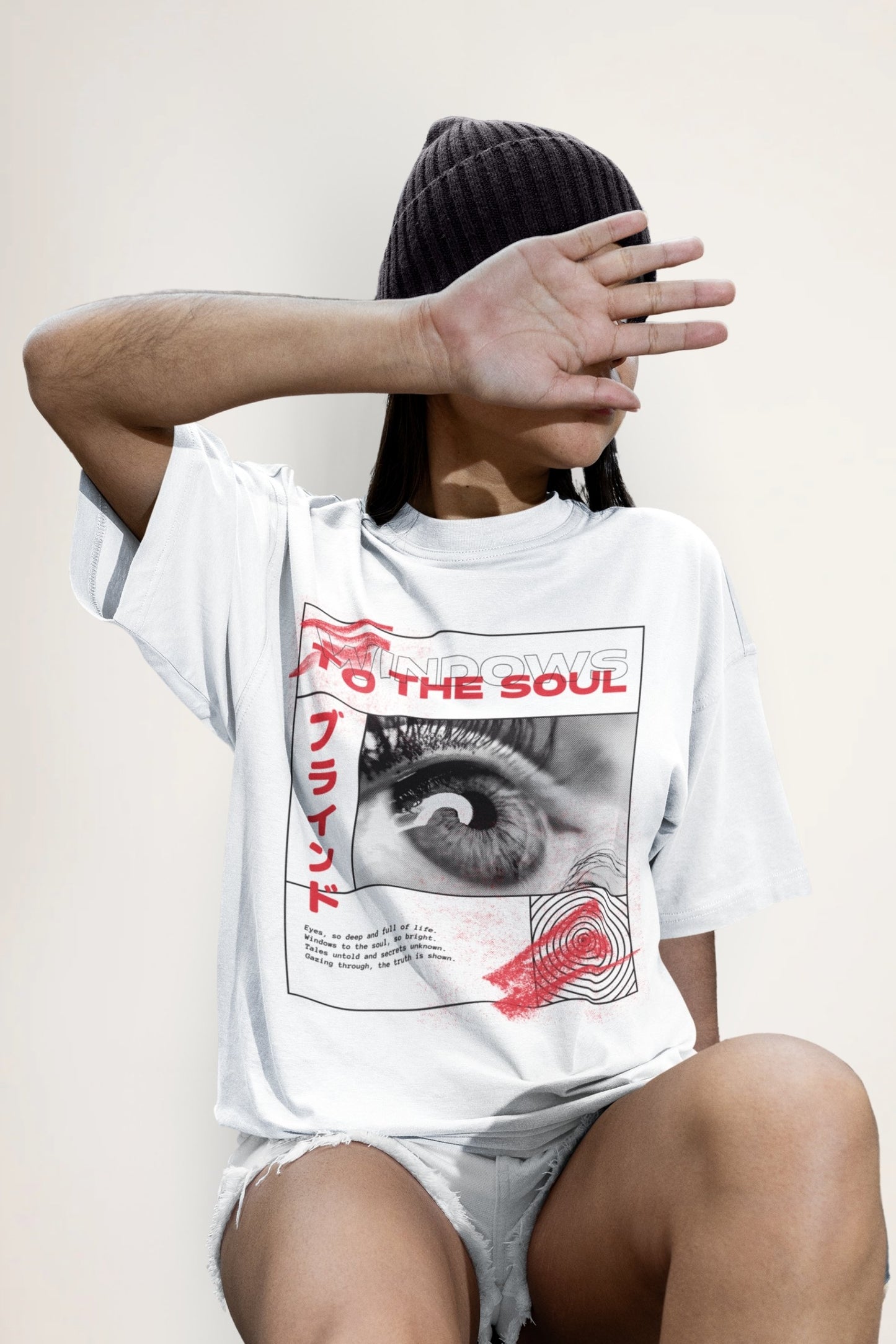 WINDOWS TO THE SOUL OVERSIZED T-SHIRT