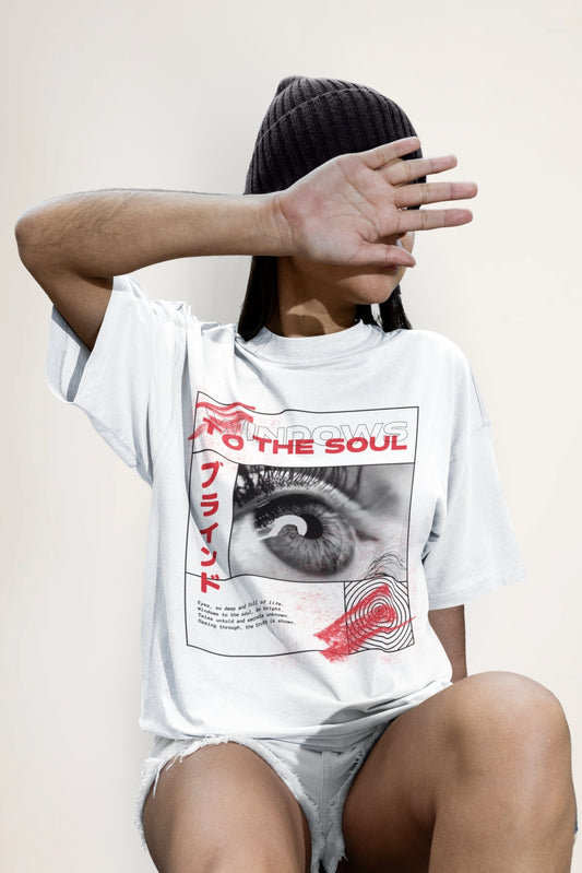 WINDOWS TO THE SOUL OVERSIZED T-SHIRT